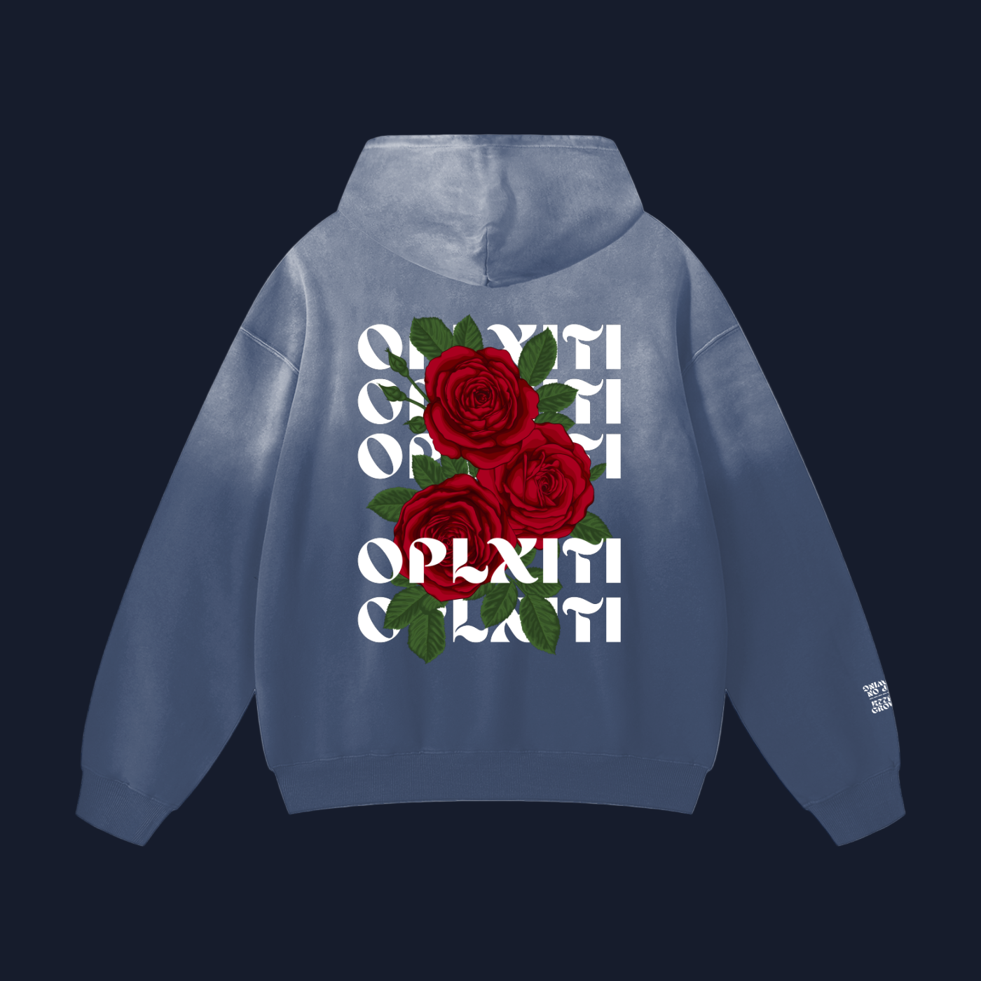 OPLXITI Rose Graphic Hoodie