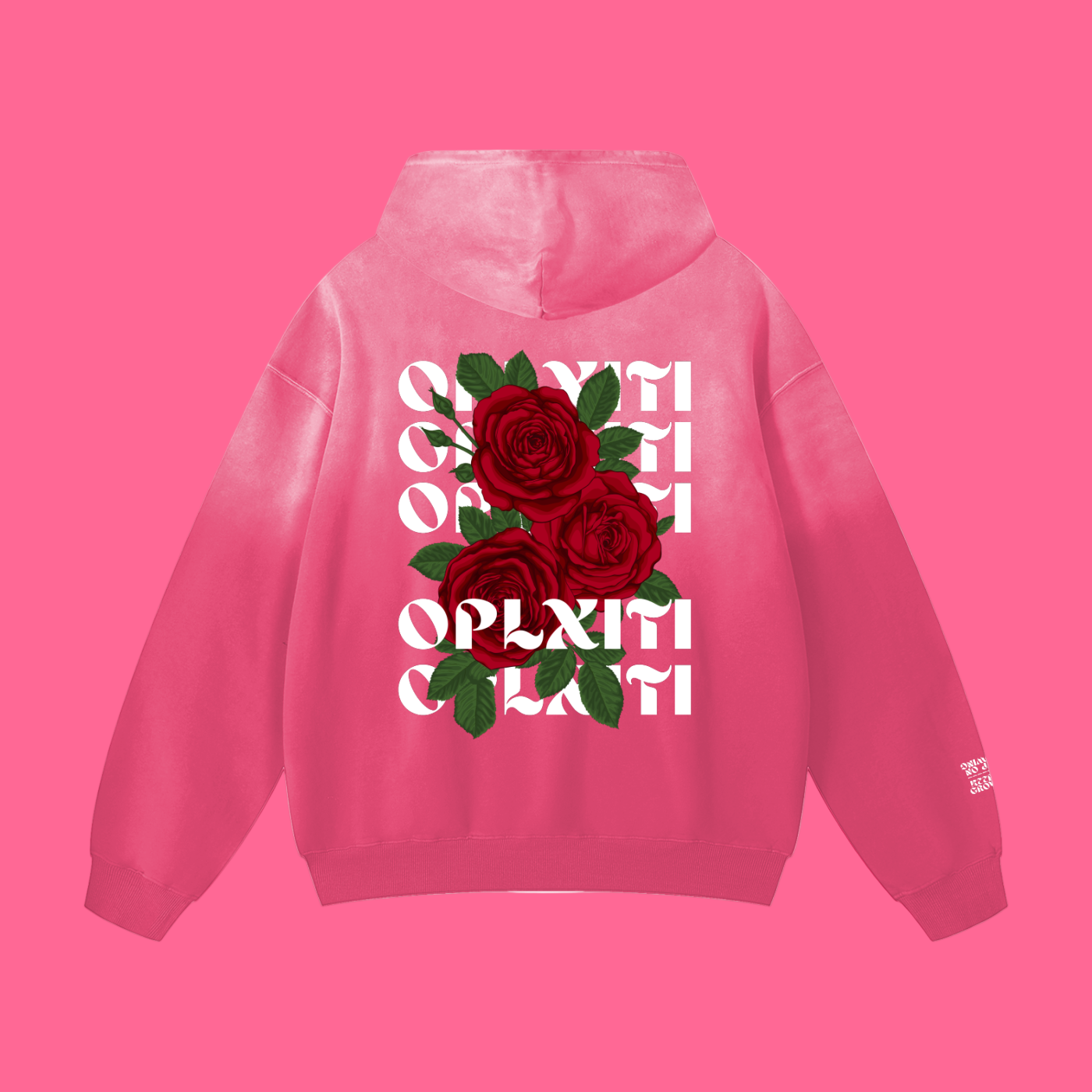 OPLXITI Rose Graphic Hoodie
