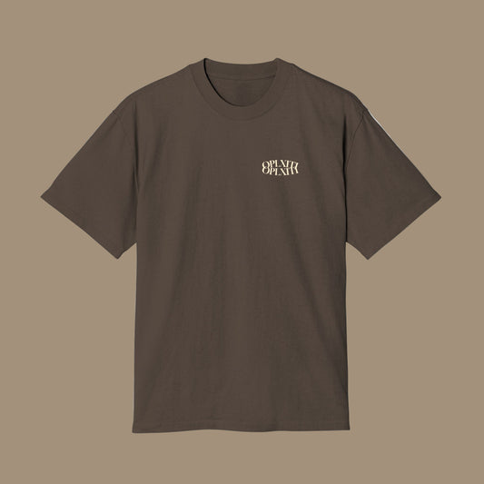 STAY SIMPLE Graphic Tee (brown)