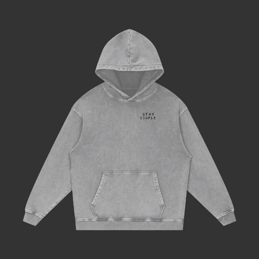 Acid Wash Oversize Hoodie - 420 GSM