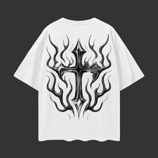 Metal Cross Graphic Tee