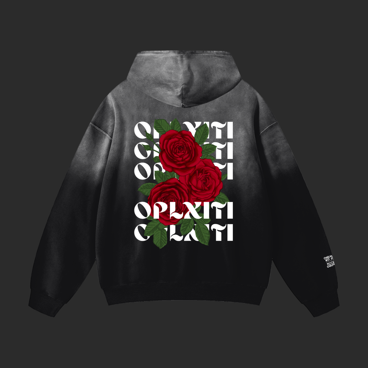 OPLXITI Rose Graphic Hoodie